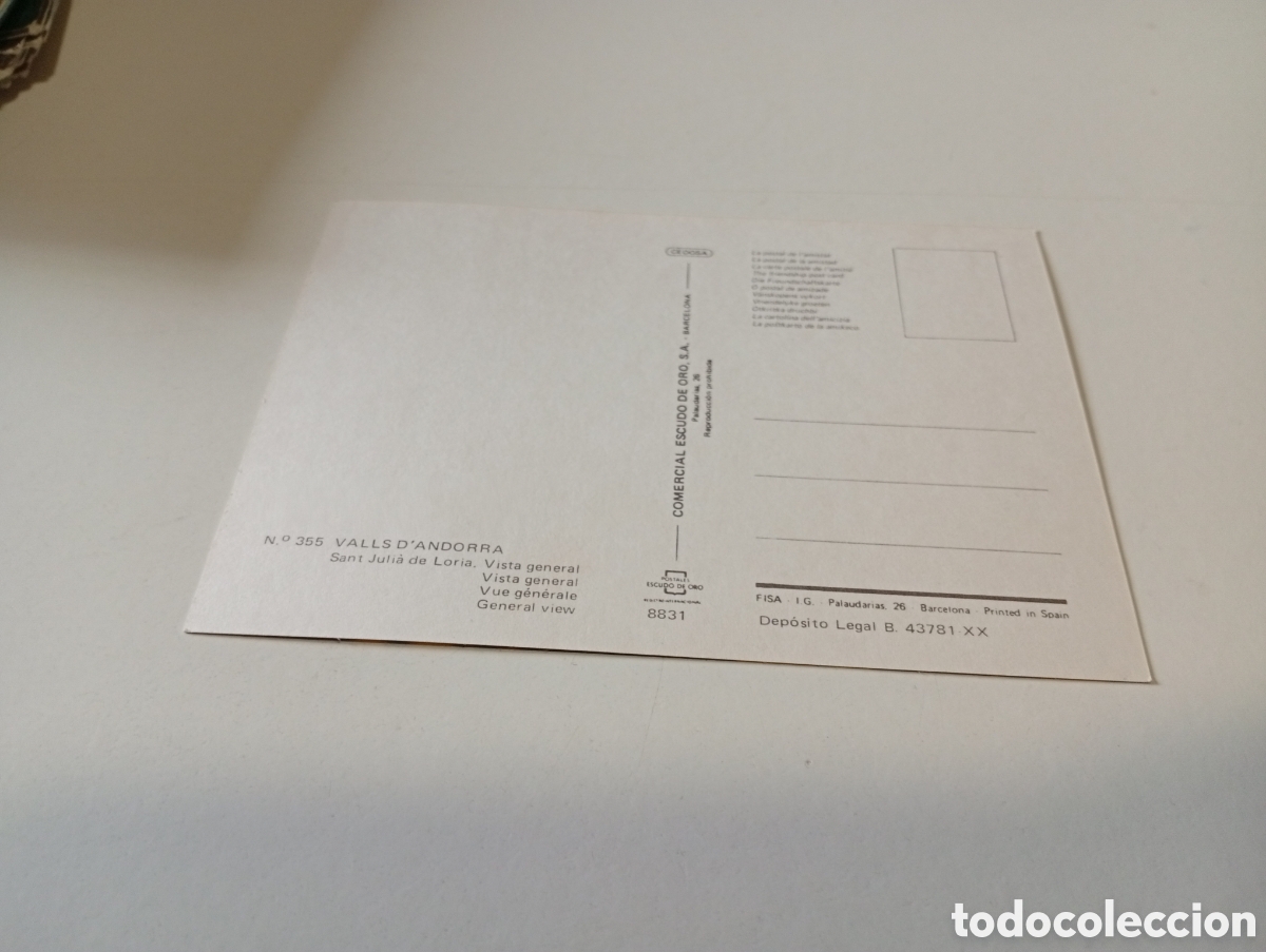 Postales: Postal Valls de Andorra, Sant Julia - Foto 2