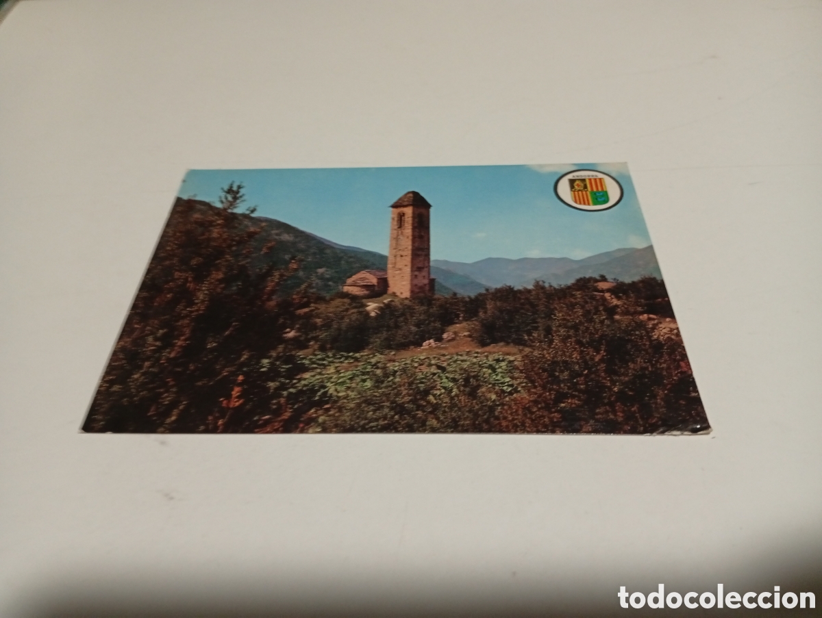 Postales: Postal Valls de Andorra iglesia - Foto 1