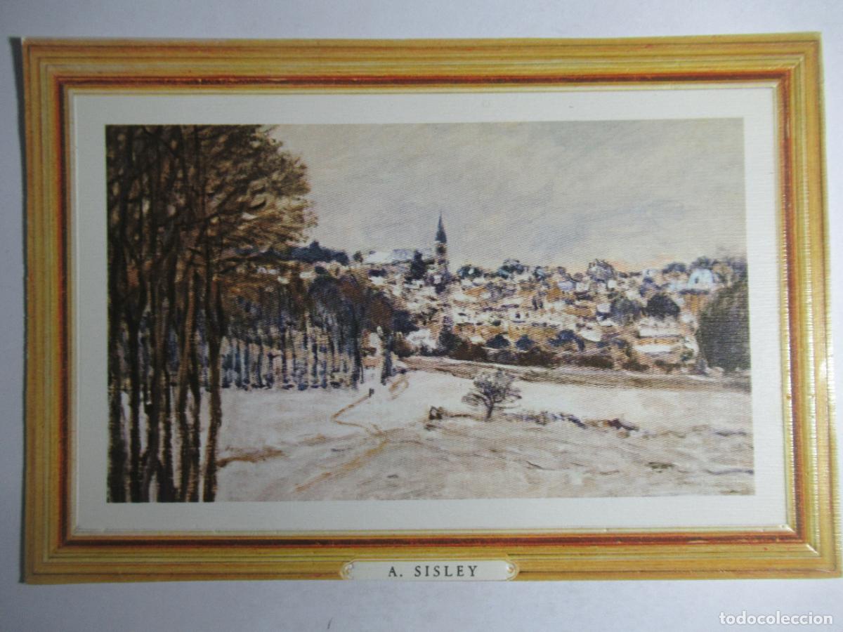 Postales: A. Sisley - Cita en reverso - Foto 1