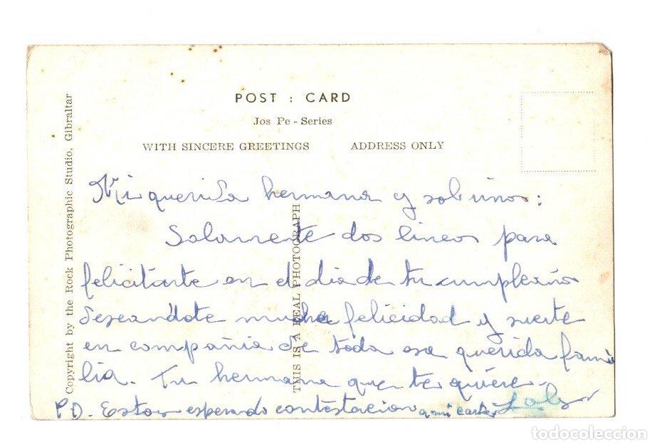 Postales: TARJETA POSTAL GREETINGS FROM GIBRALTAR - Foto 2
