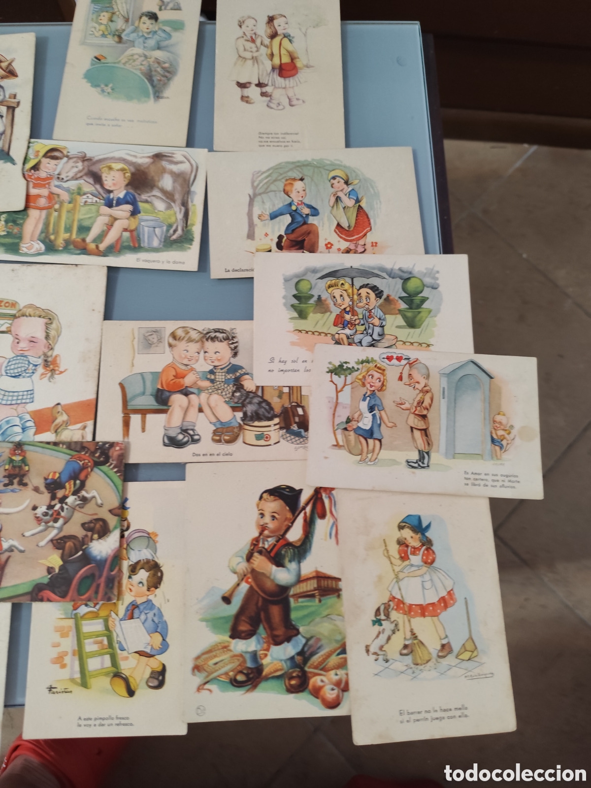 Postales: 21 postales antiguas a&ntilde;os 50 - Foto 3