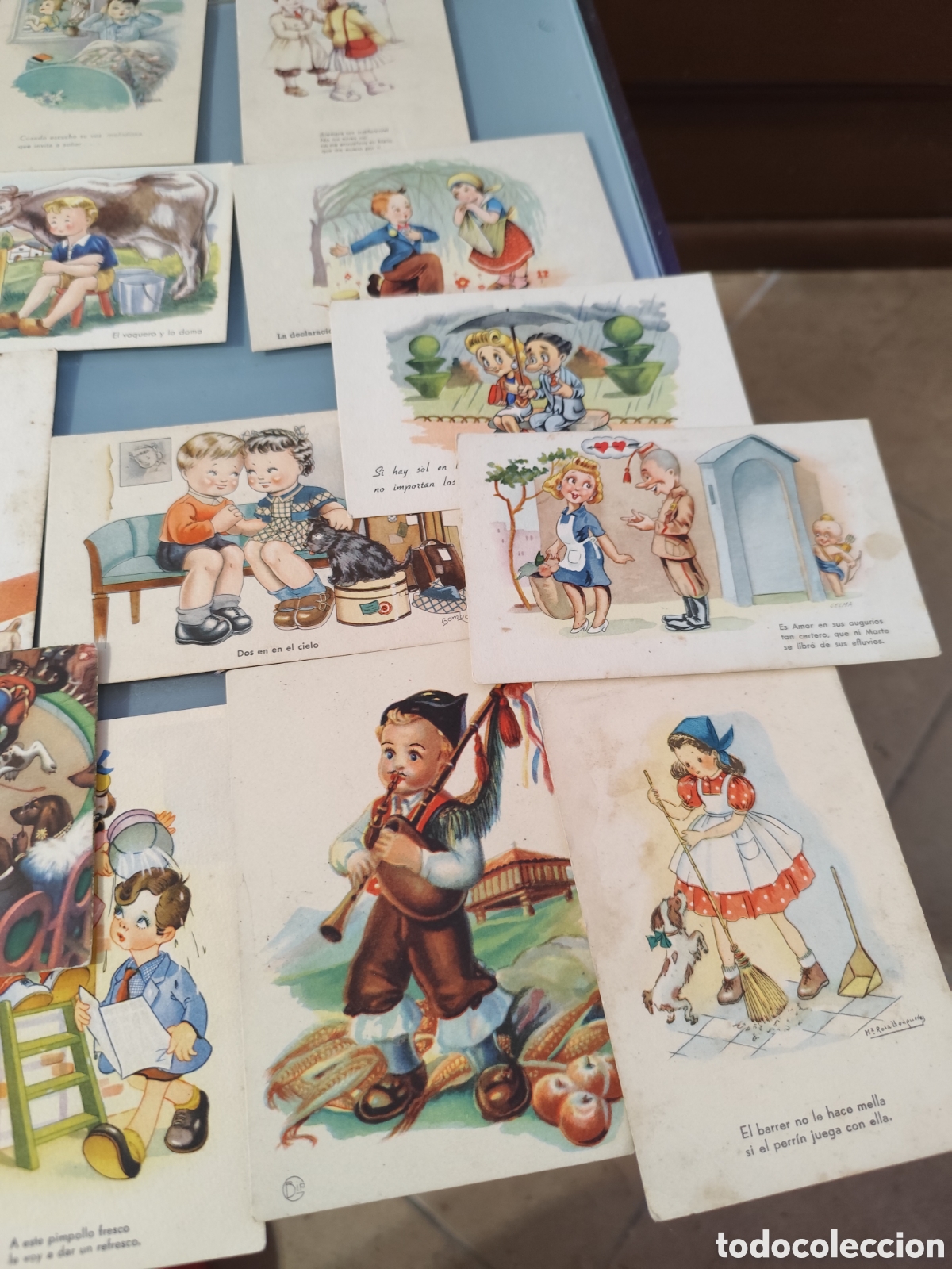 Postales: 21 postales antiguas a&ntilde;os 50 - Foto 6