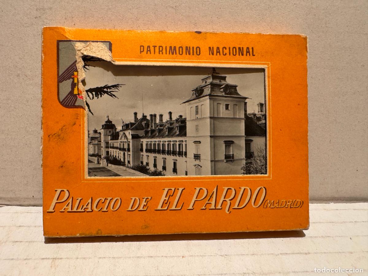 Postales: BLOCK POSTALES EN DESPLEGABLE PALACIO DE EL PARDO - Foto 1