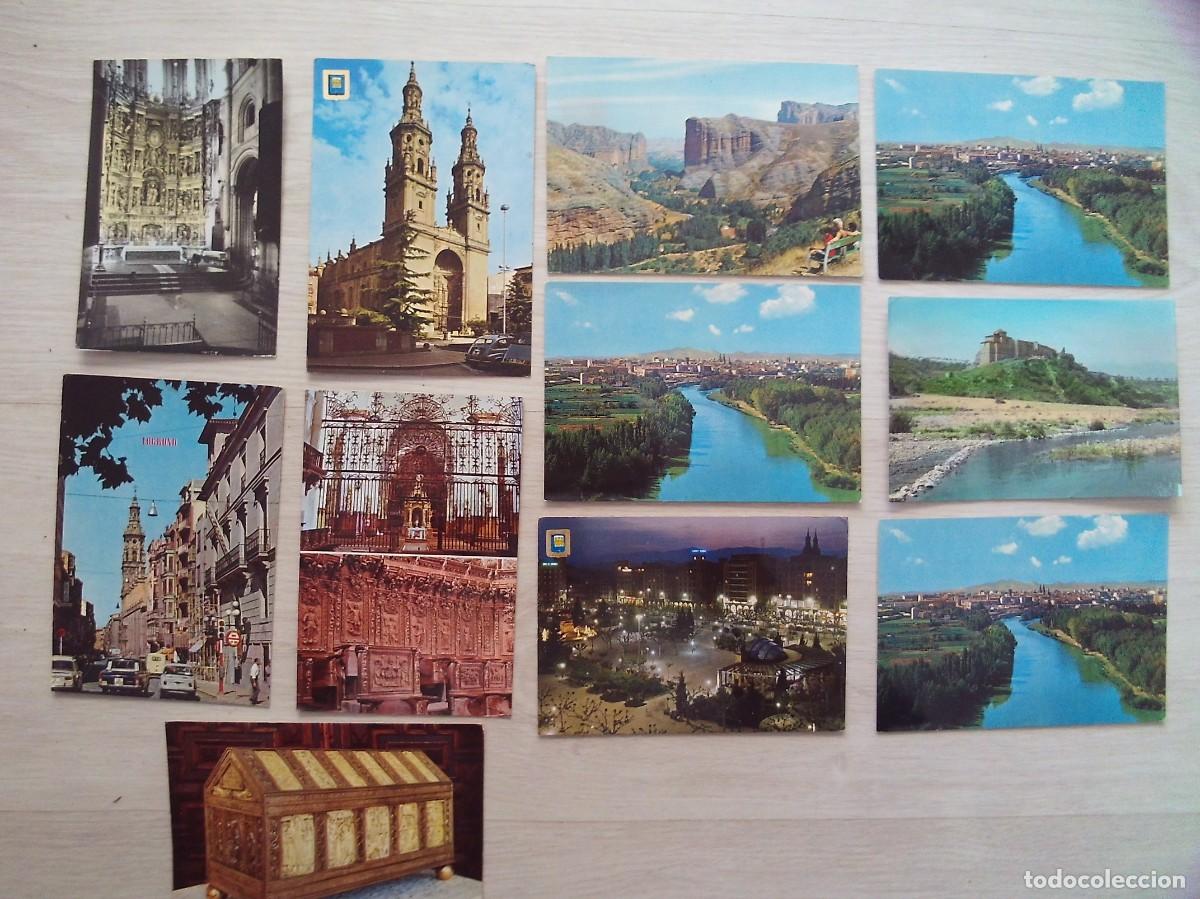Postales: (LOTE 2) LOGRO&Ntilde;O 11 TARJETAS POSTALES - Foto 1