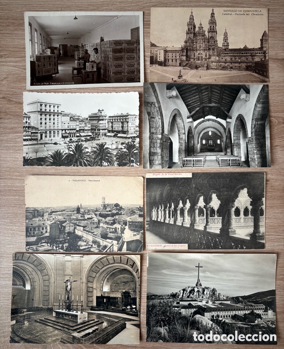 Postales: (L247) 8 postales antiguas b/n. - Foto 1