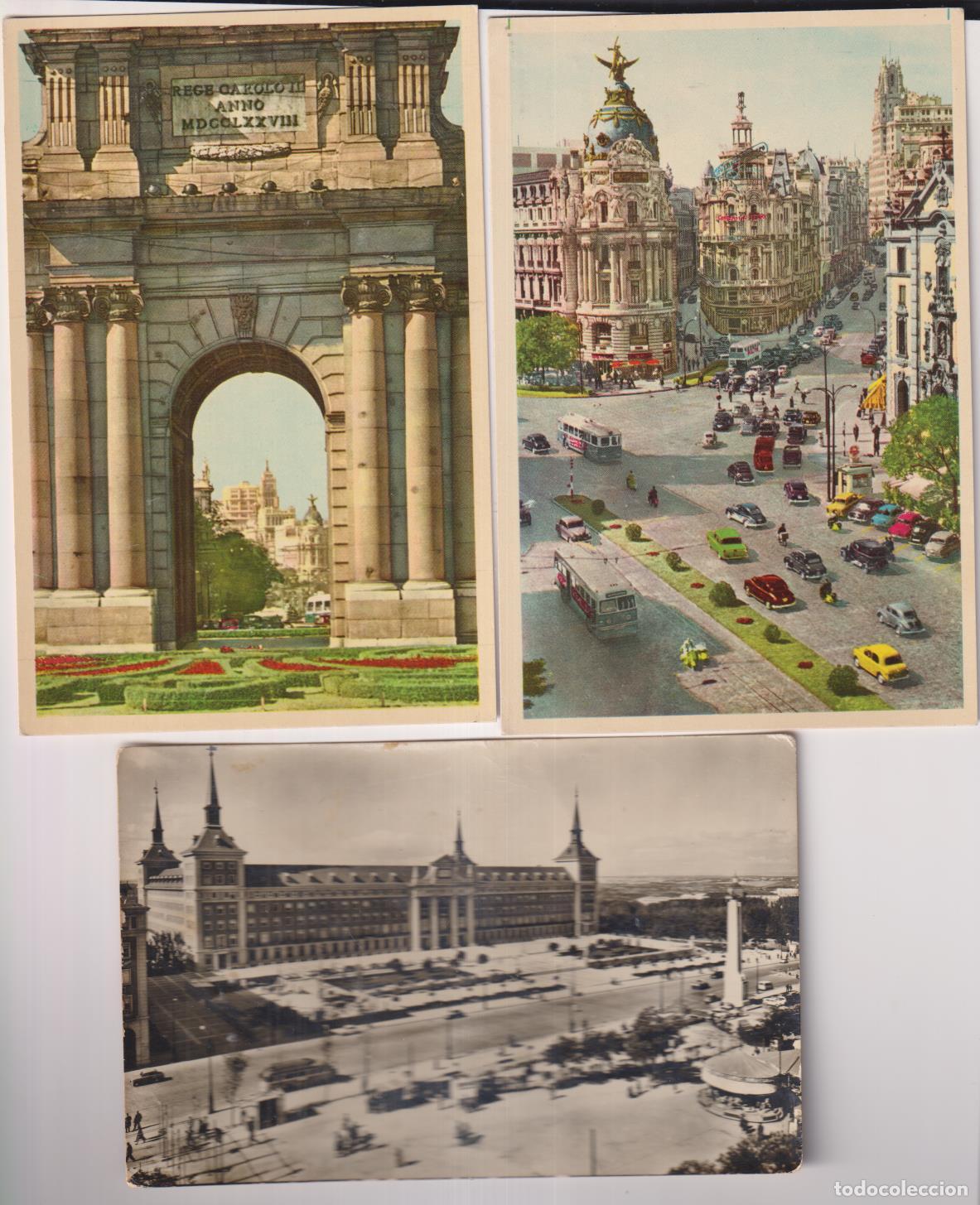 Postales: Madrid. Lote de 3 postales - Foto 1
