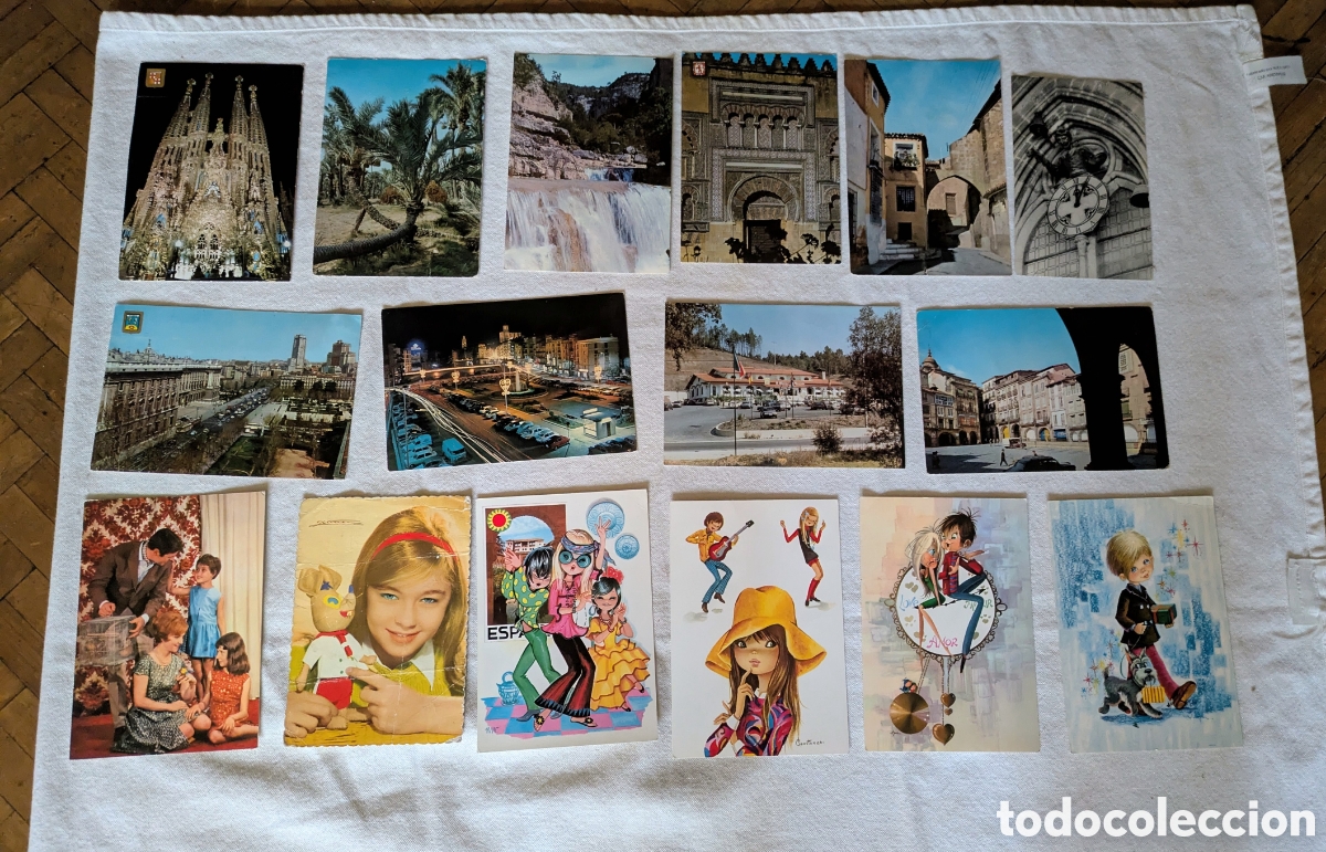 Postales: Lote de 51 postal usadas o escritas - Foto 2
