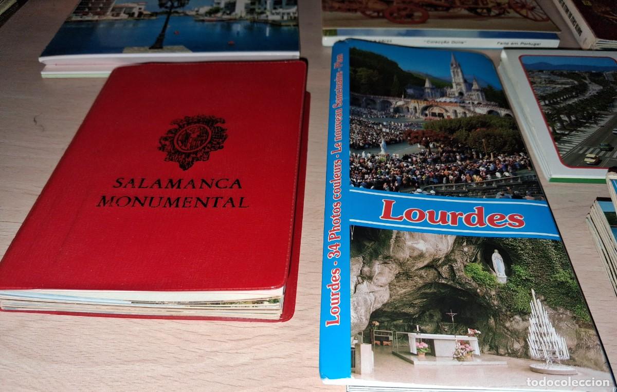 Postales: Lote de m&aacute;s de 1 kilo de postales tipo acorde&oacute;n. - Foto 3