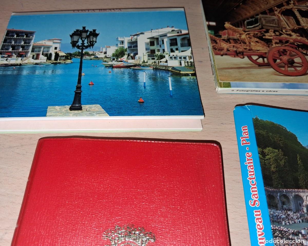 Postales: Lote de m&aacute;s de 1 kilo de postales tipo acorde&oacute;n. - Foto 4