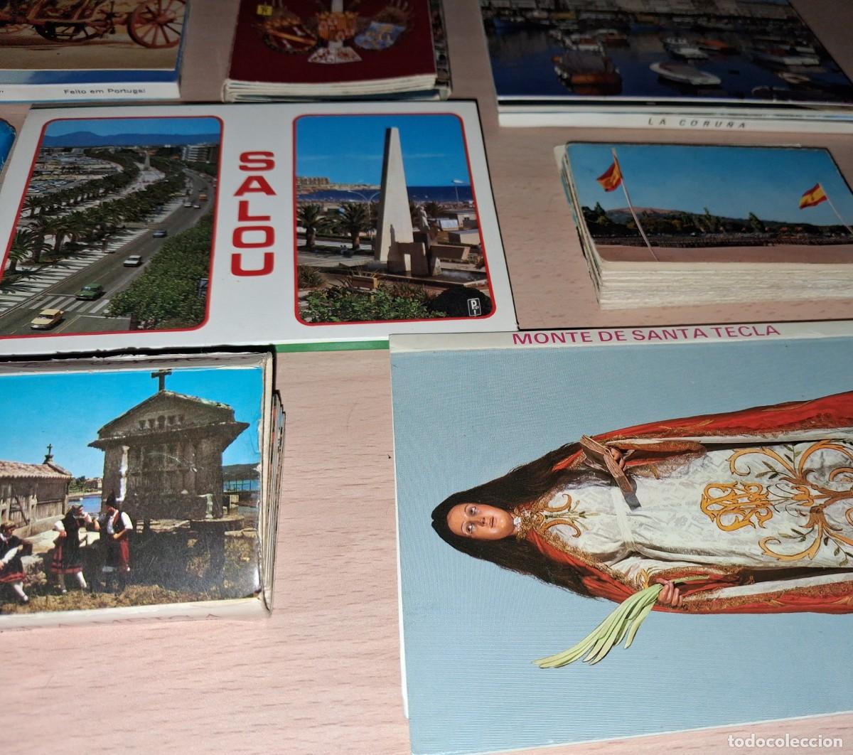 Postales: Lote de m&aacute;s de 1 kilo de postales tipo acorde&oacute;n. - Foto 6