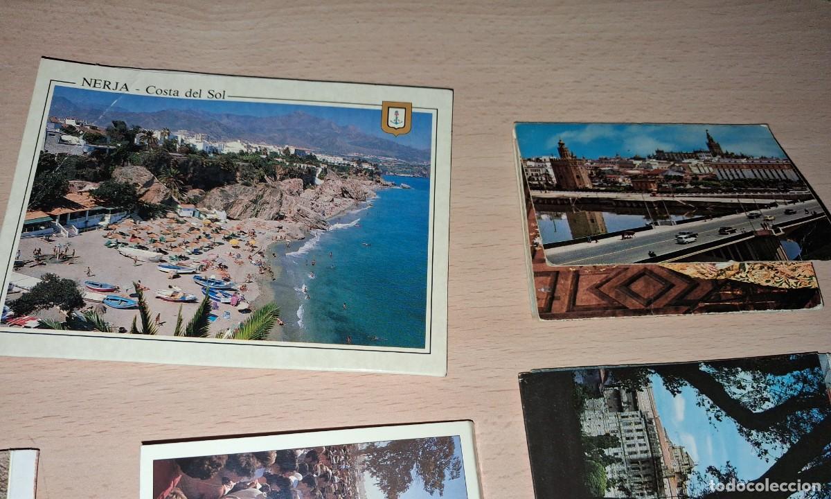 Postales: Lote de m&aacute;s de 1 kilo de postales tipo acorde&oacute;n. - Foto 9