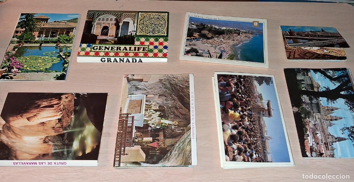 Postales: Lote de m&aacute;s de 1 kilo de postales tipo acorde&oacute;n. - Foto 12