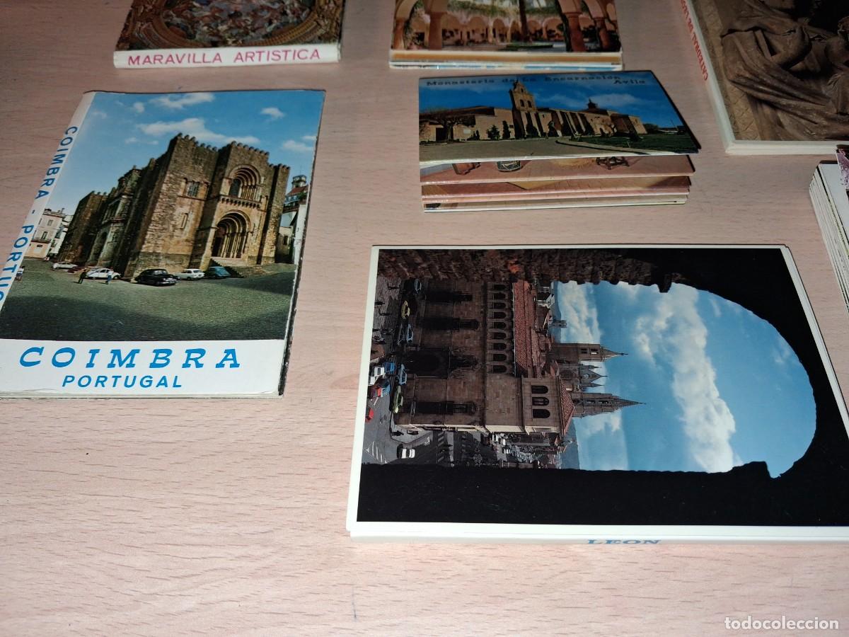 Postales: Lote de m&aacute;s de 1 kilo de postales tipo acorde&oacute;n. - Foto 15