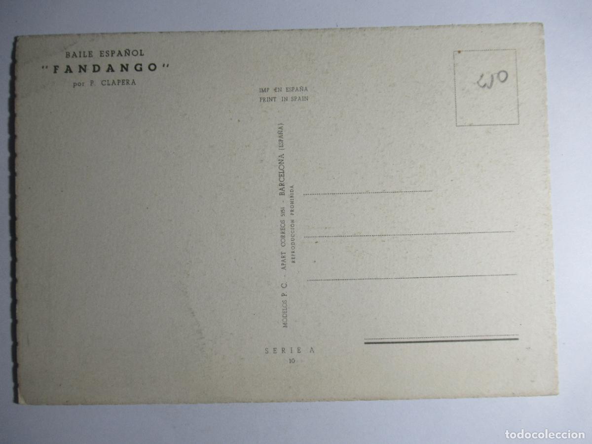 Postales: Baile espa&ntilde;ol - Fandango - Foto 2