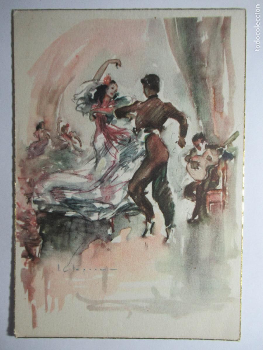 Postales: Baile espa&ntilde;ol - Fandango - Foto 1