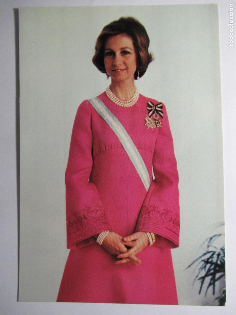 Postales: Do&ntilde;a Sof&iacute;a de Grecia - Reina de Espa&ntilde;a - Foto 1