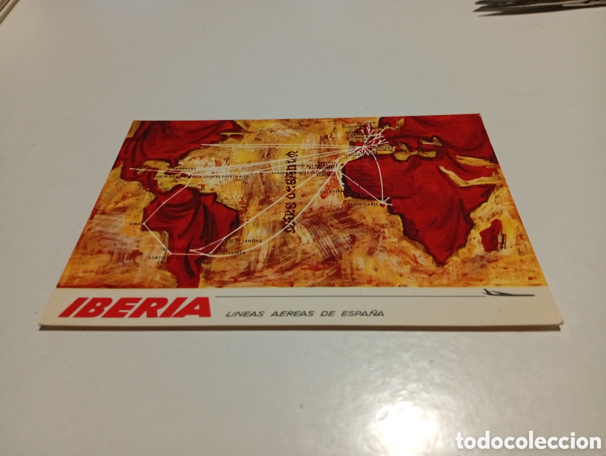 Postales: Postal Iberia lineas a&eacute;reas de Espa&ntilde;a - Foto 1