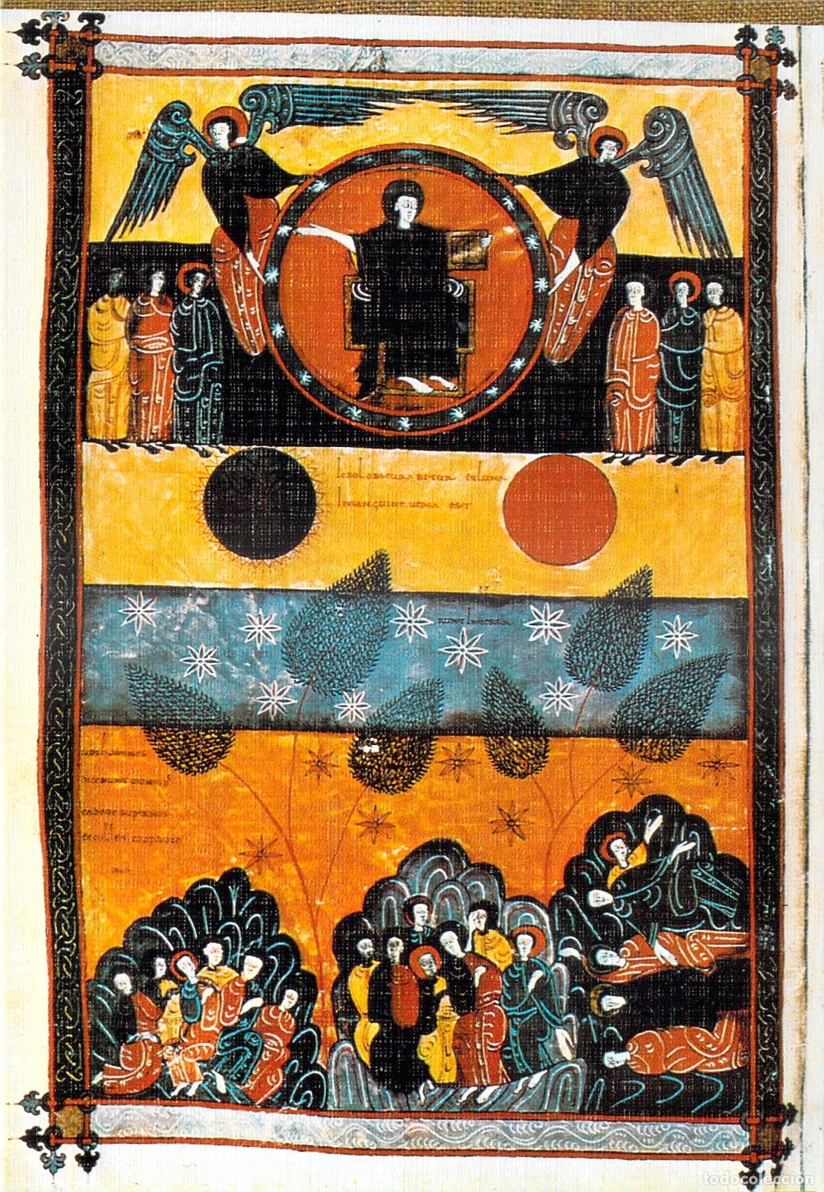 Postales: Postal Beato de Li&eacute;bana: El Terremoto y el Eclipse (Apocalipsis VI) - Foto 1