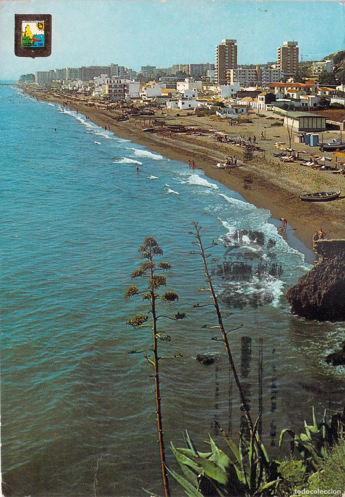 Postales: Postal Playa La Carihuela Torremolinos Costa del Sol Edificios y Mar - Foto 1