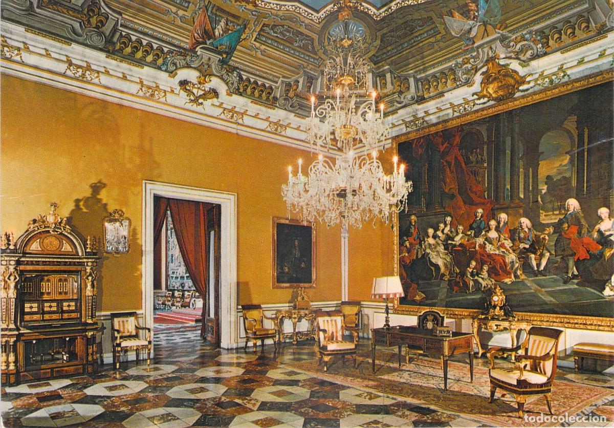 Postales: Postal Palacio Real La Granja de San Ildefonso, Despacho del Rey - Foto 1