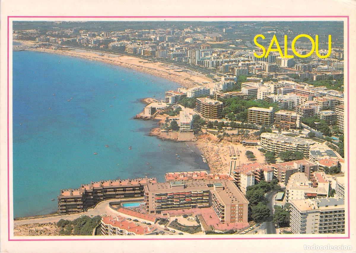 Postales: Postal Salou Costa Dorada Tarragona Vista General Playa Edificios - Foto 1