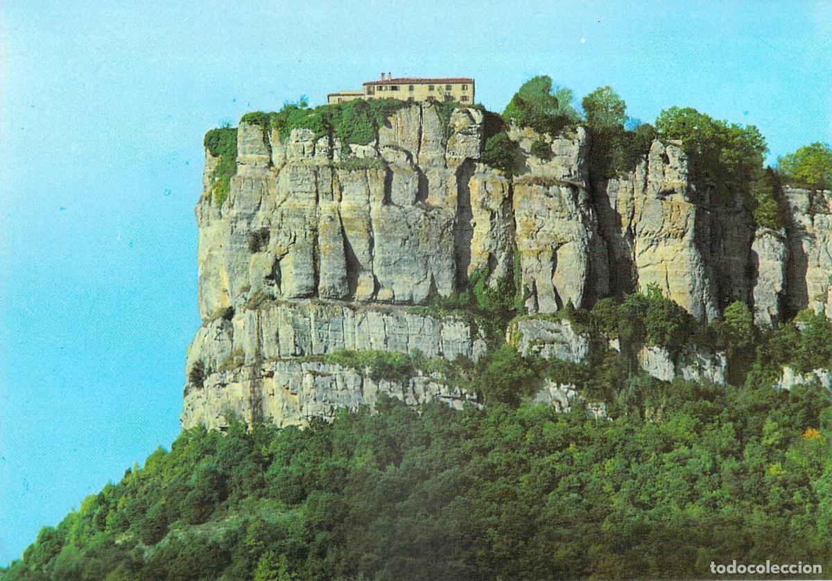 Postales: Postal Santuari del Far Gerona Catalu&ntilde;a - Edificio en Acantilado 1123m - Foto 1