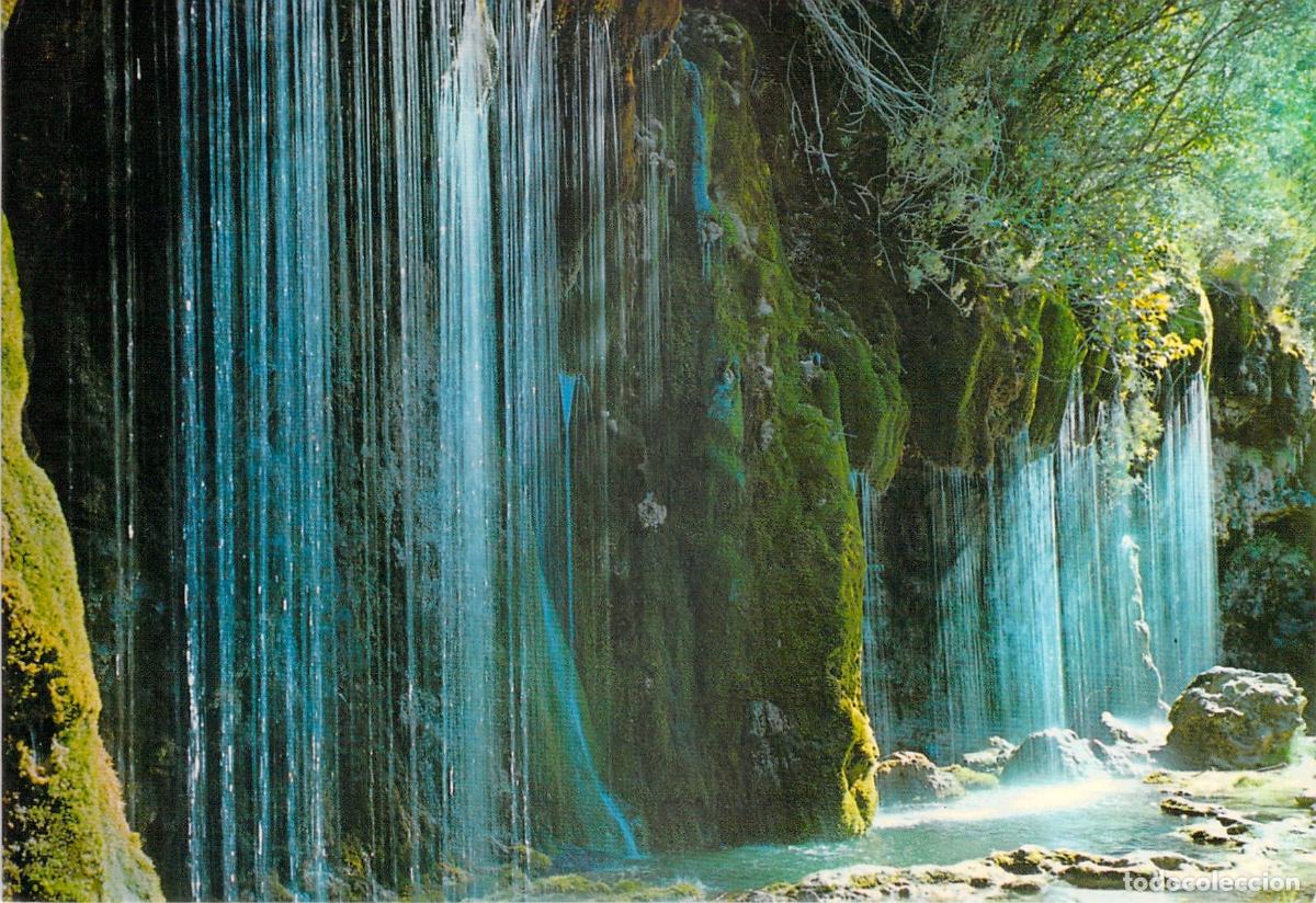 Postales: Postal de la Cascada del R&iacute;o Cuervo en Tragacete, Cuenca - Foto 1