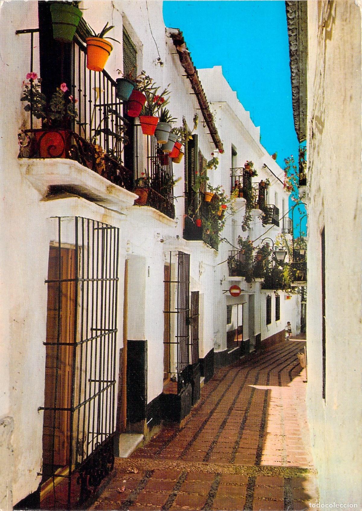 Postales: Postal de Marbella - Calle T&iacute;pica en la Costa del Sol - Foto 1