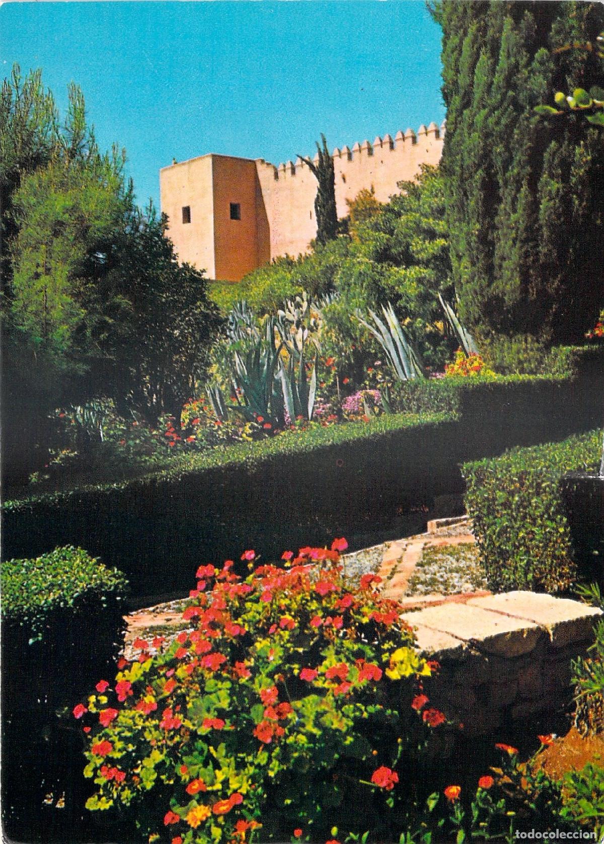 Postales: Postal de los Jardines de la Alcazaba en Almer&iacute;a - Foto 1