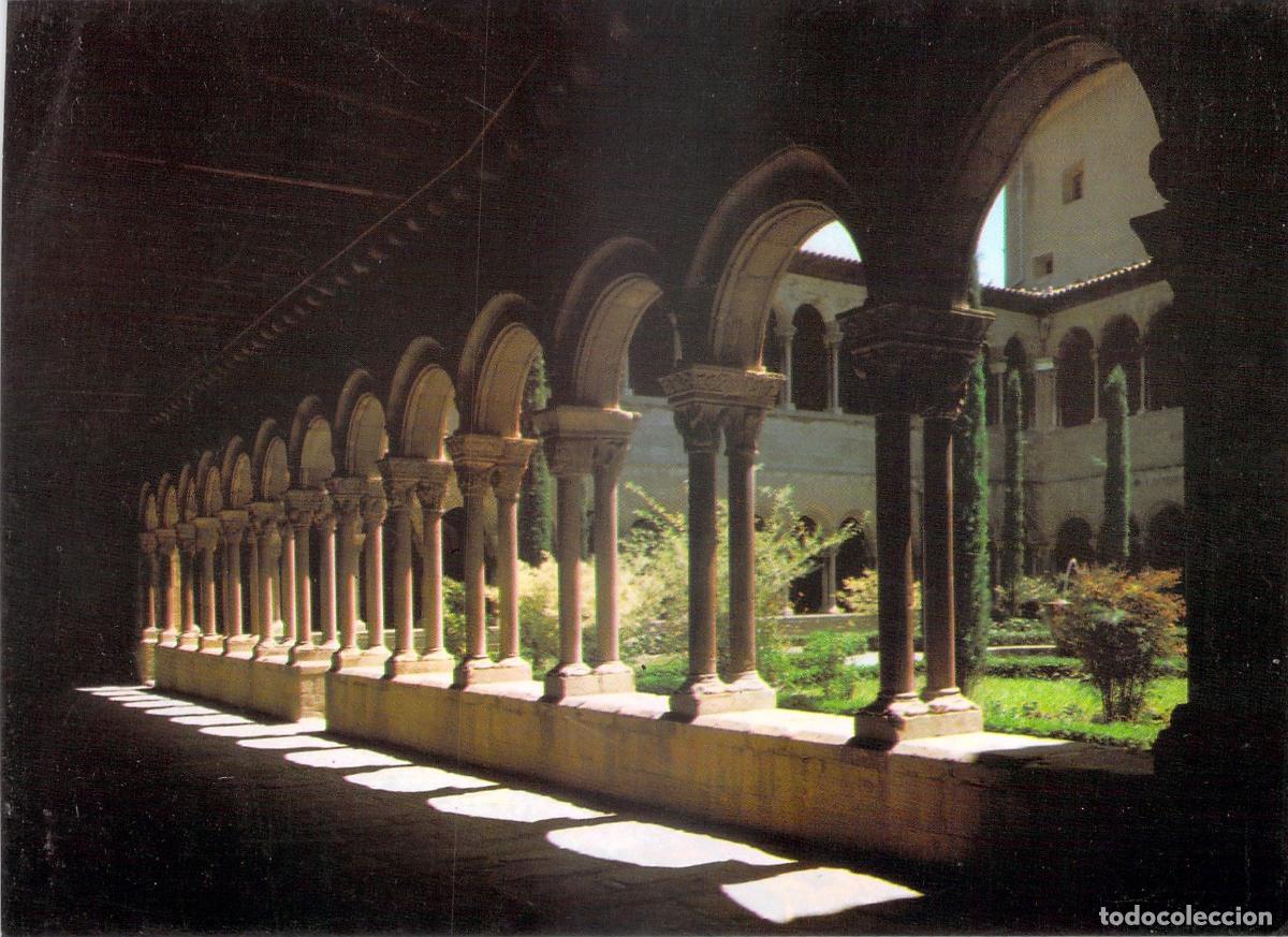 Postales: Postal del Claustro del Monasterio de Santa Mar&iacute;a de Ripoll - Foto 1