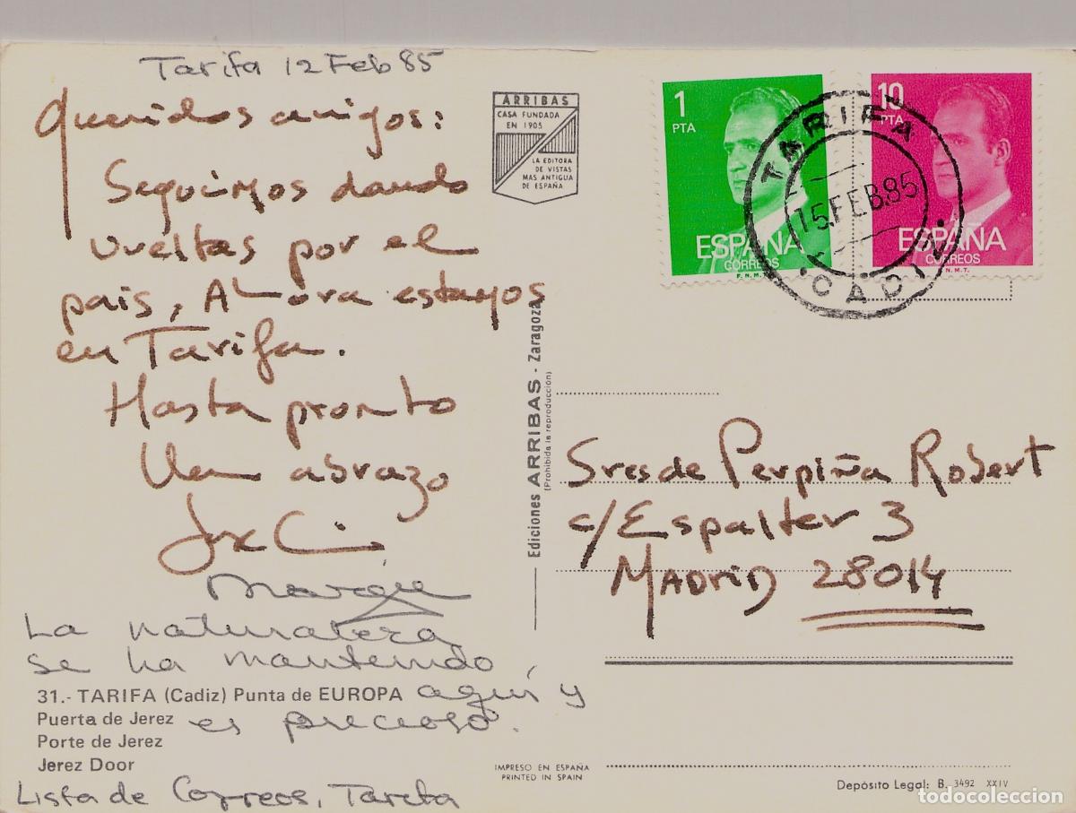 Postales: Postal de Tarifa, C&aacute;diz - Puerta de Jerez y Muralla - Foto 2