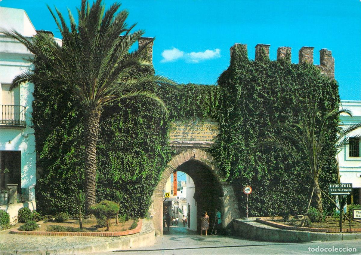 Postales: Postal de Tarifa, C&aacute;diz - Puerta de Jerez y Muralla - Foto 1