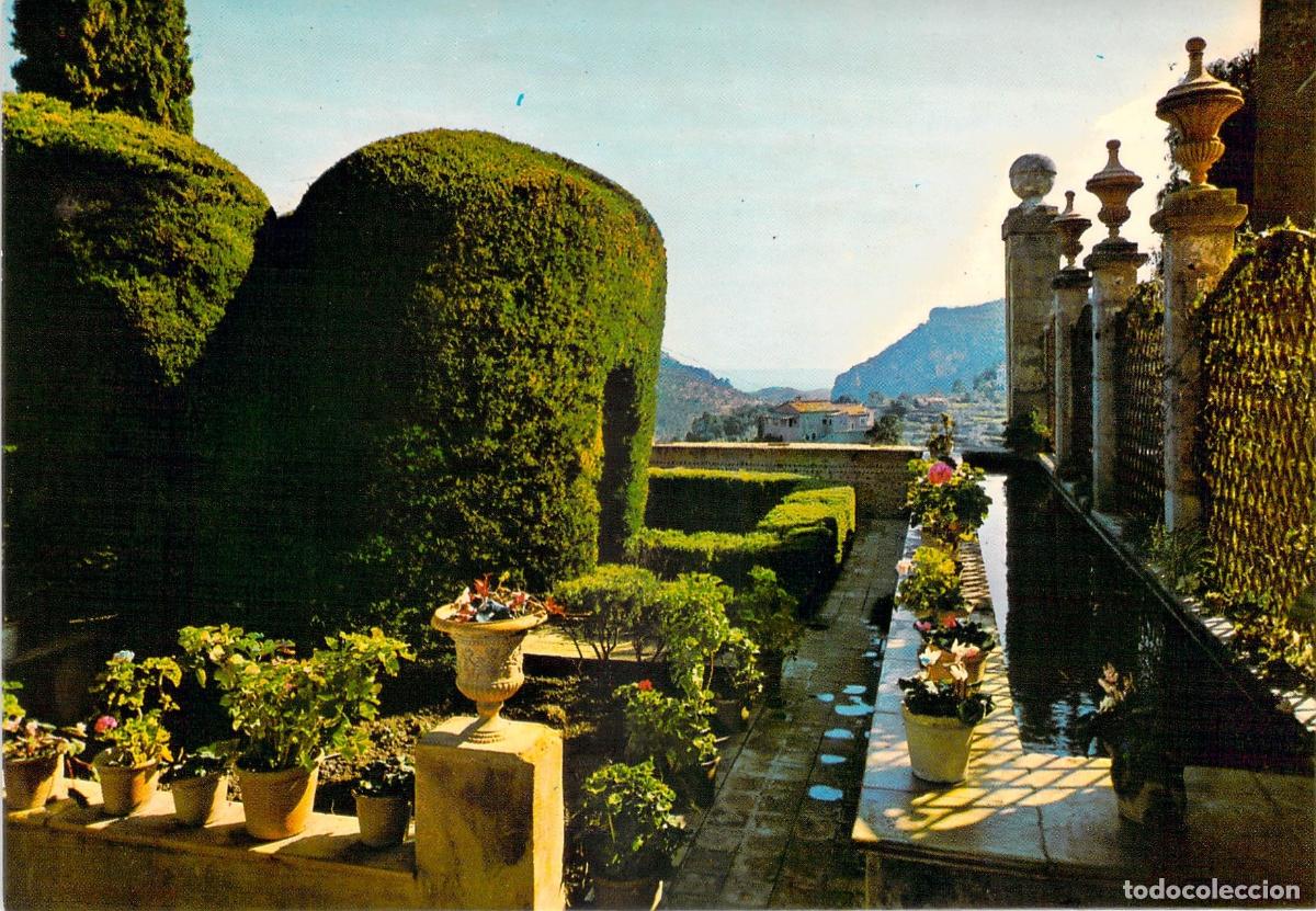 Postales: Postal de Valldemossa Mallorca Jard&iacute;n de la Celda de Chopin - Foto 1