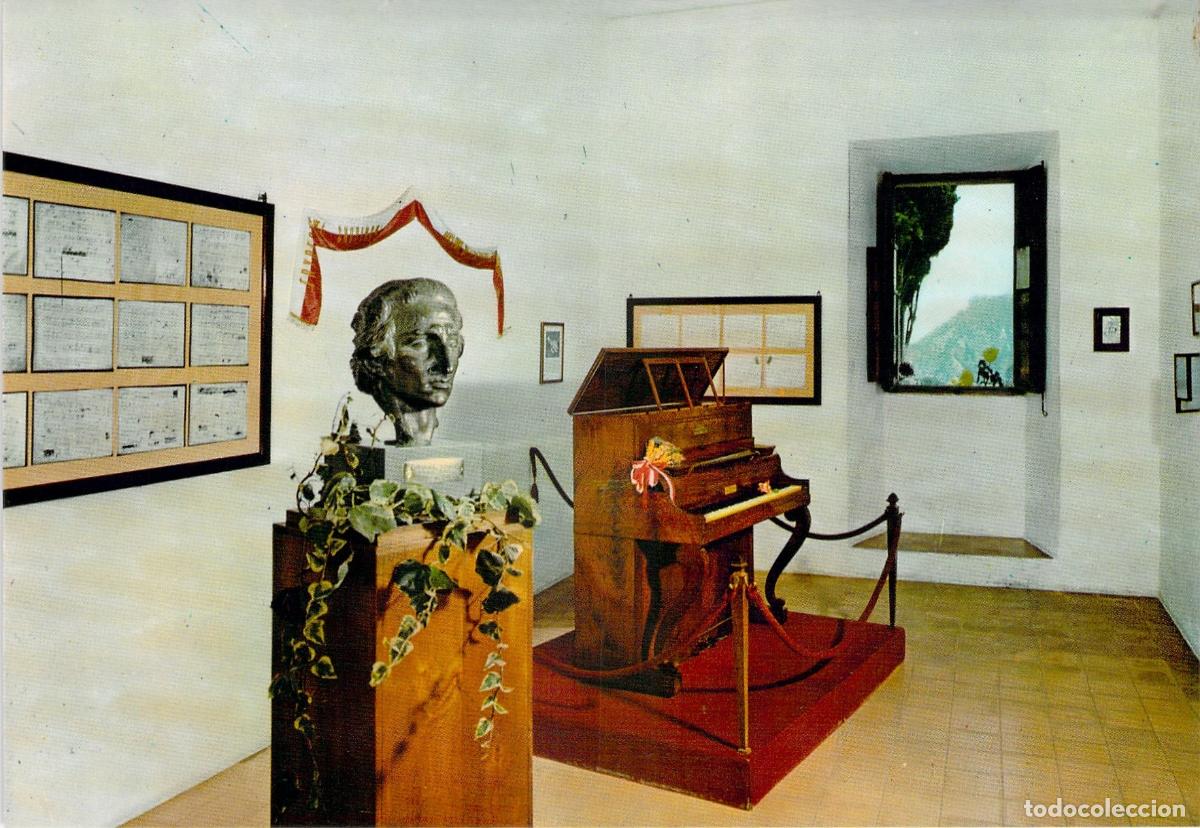 Postales: Postal del Piano de Fr&eacute;d&eacute;ric Chopin en Valldemossa, Mallorca - Foto 1