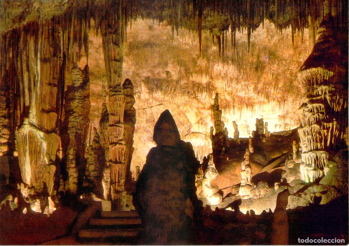 Postales: Postal de las Cuevas del Drach, Mallorca - Monje y Cactus - Foto 1