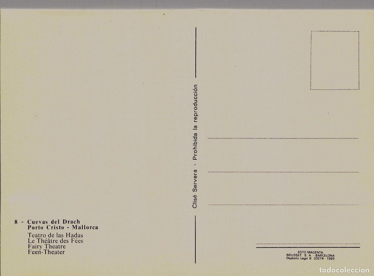 Postales: Postal Cuevas del Drach, Teatro de las Hadas, Mallorca - Foto 2