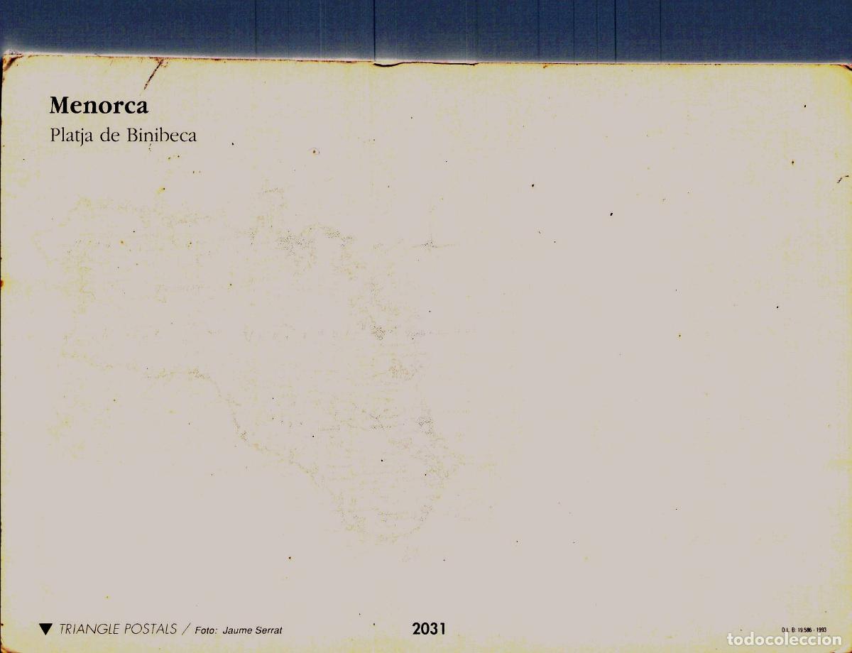 Postales: Postal de Menorca, Platja de Binibeca, Baleares - Foto 2