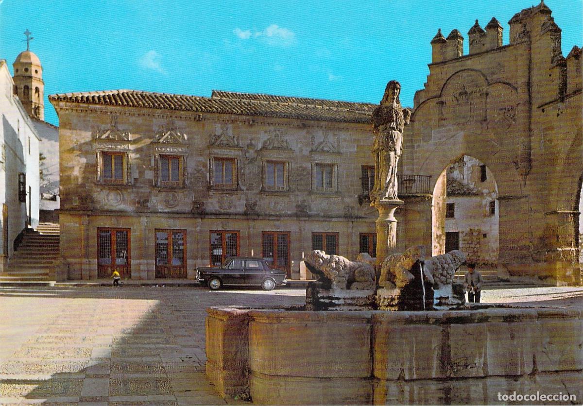 Postales: Postal de la Plaza de los Leones en Baeza, Ja&eacute;n - Foto 1