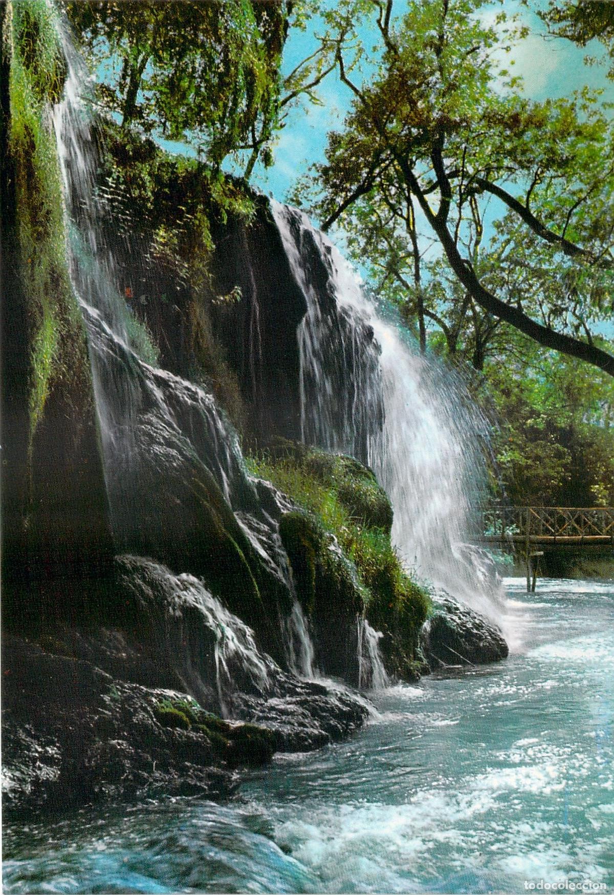 Postales: Postal de la Cascada de El Iris, Monasterio de Piedra, Zaragoza - Foto 1