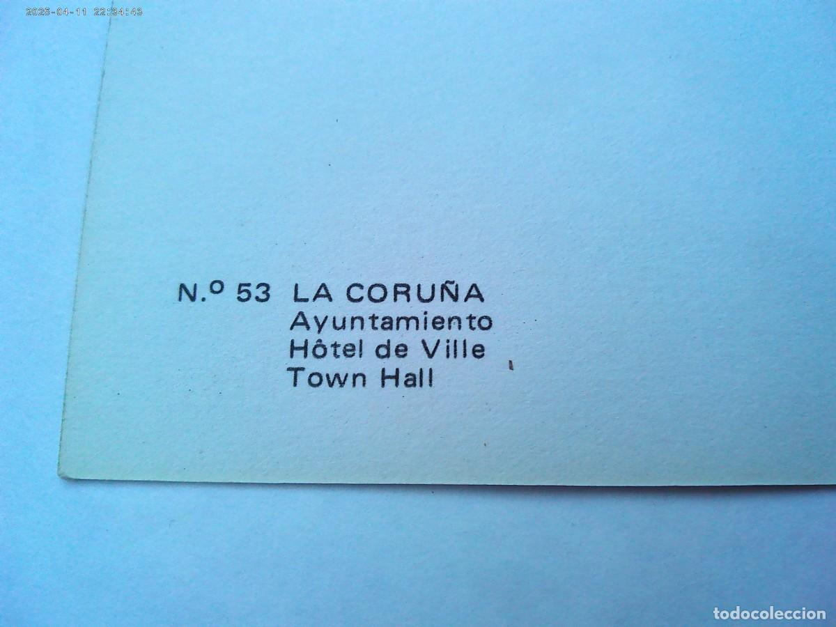 Postales: POSTAL CON ERRATA : SANTANDER - LA CORU&Ntilde;A . A&Ntilde;OS 60 - Foto 3