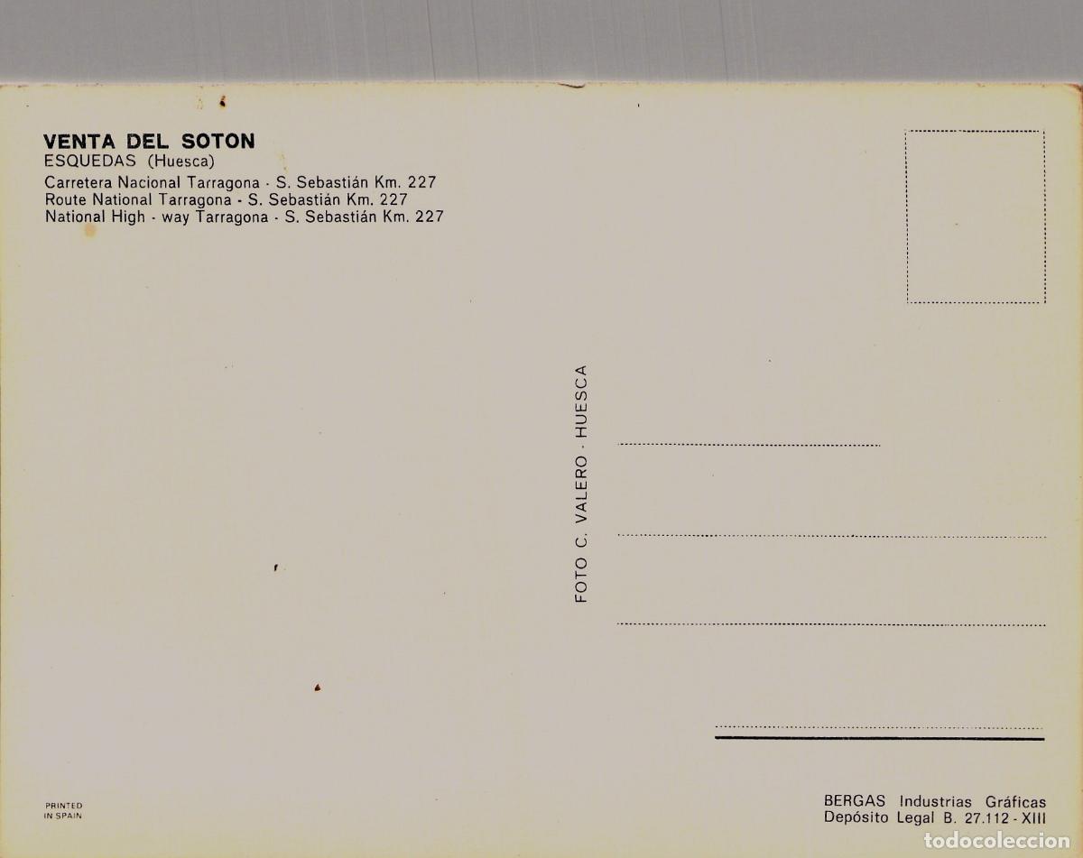 Postales: Postal de la Venta del Sot&oacute;n en Esquedas, Huesca - Foto 2