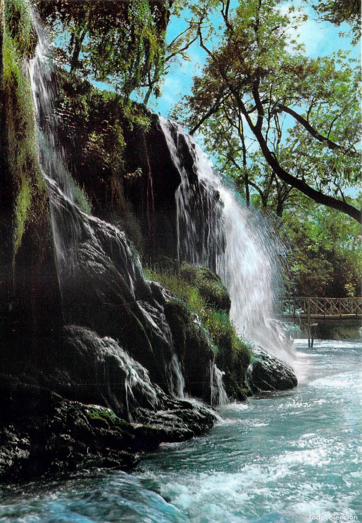 Postales: Postal de la Cascada de El Iris en el Monasterio de Piedra, Zaragoza - Foto 1