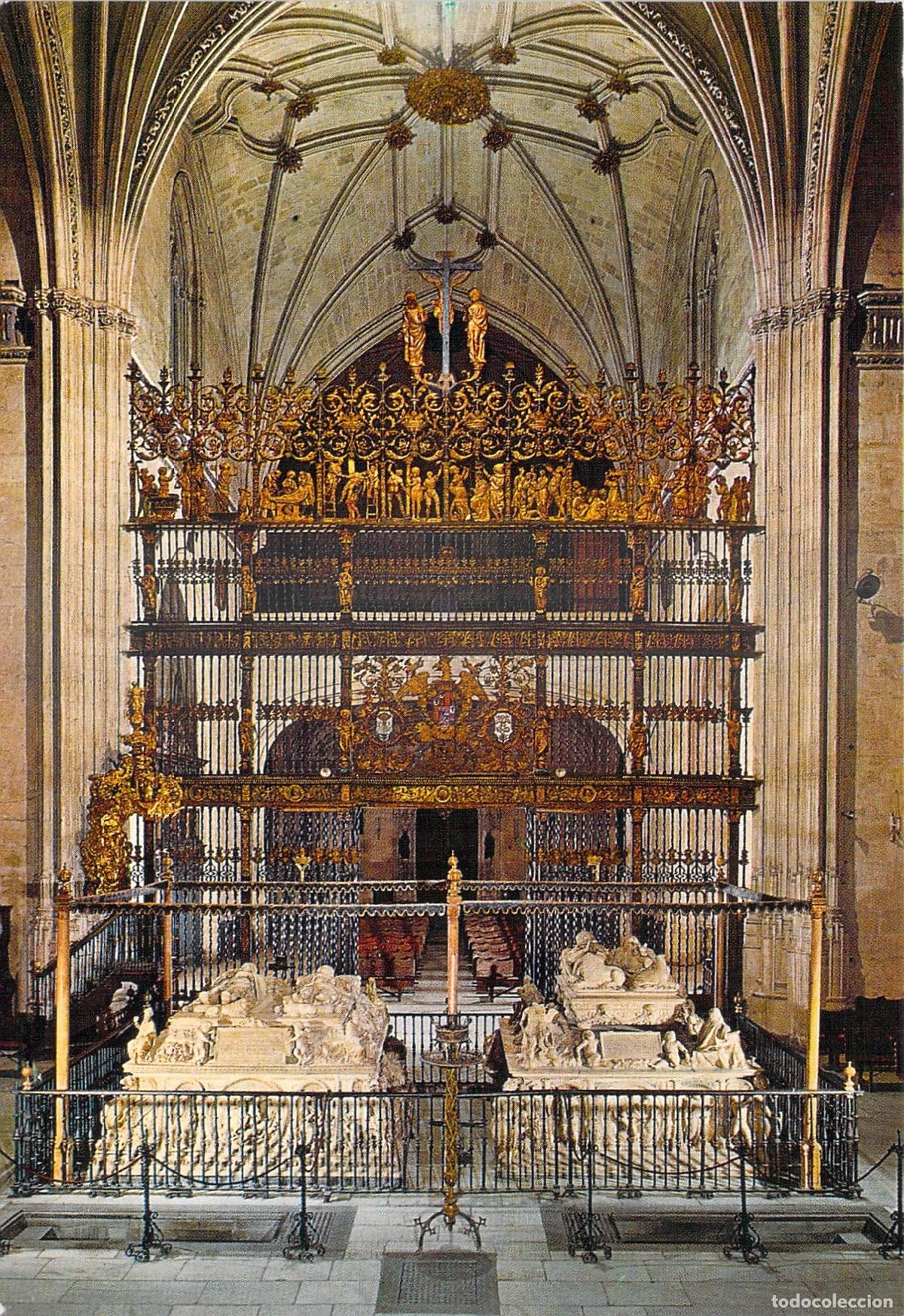 Postales: Postal de Granada Capilla Real Verja de Hierro Bartolom&eacute; Ja&eacute;n - Foto 1