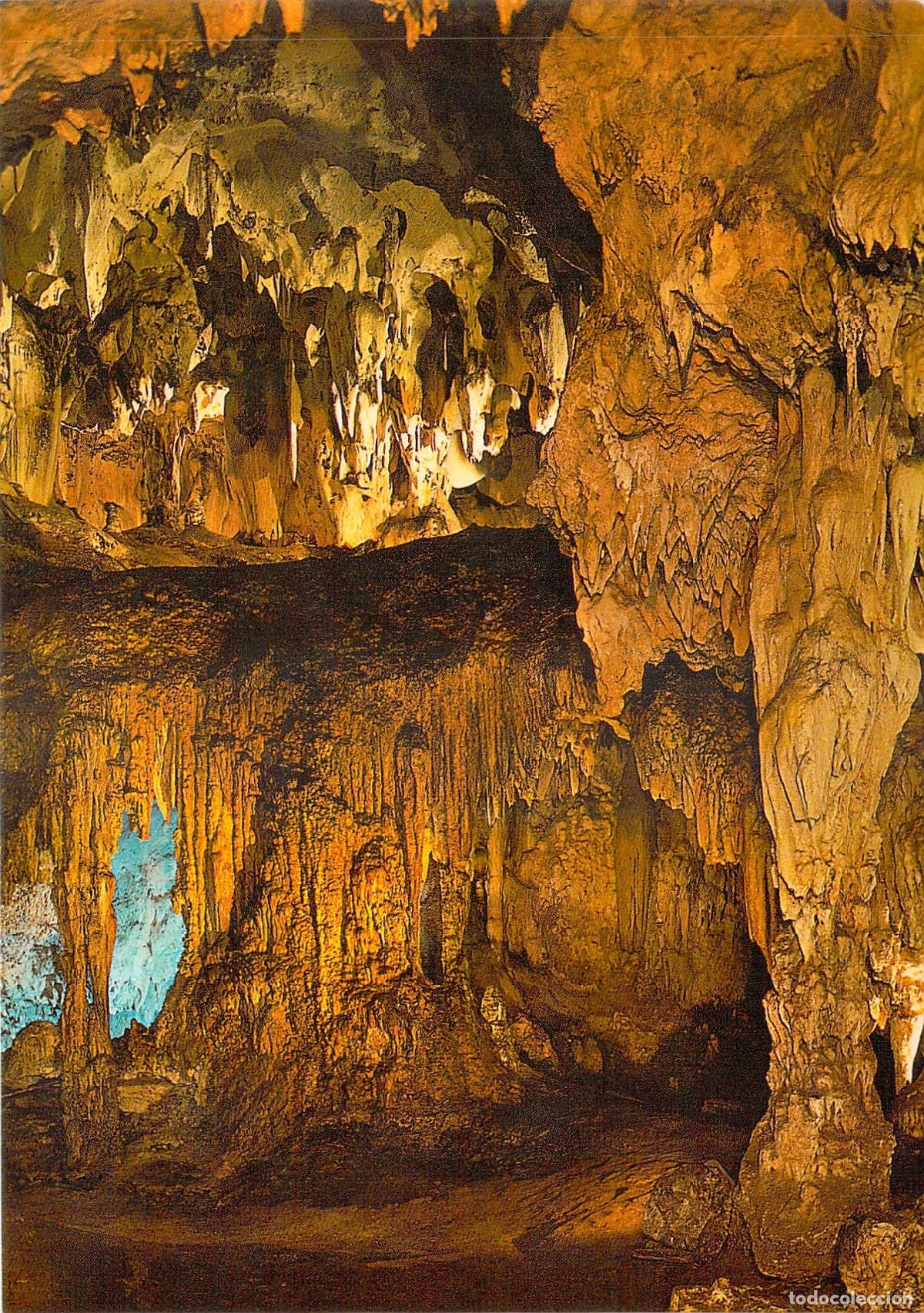 Postales: Postal de la Cueva de Nerja, Sala del Bel&eacute;n, M&aacute;laga - Foto 1