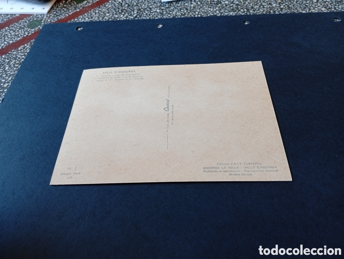 Postales: Postal Valls de Andorra - Foto 2
