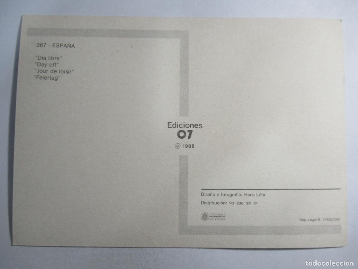 Postales: Espa&ntilde;a - D&iacute;a Libre - S/C - Foto 2