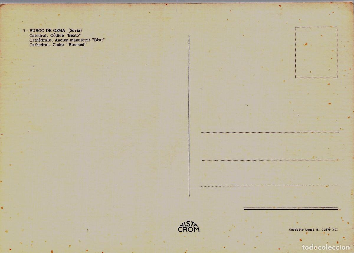Postales: Postal del C&oacute;dice Beato de la Catedral de Burgo de Osma, Soria - Foto 2