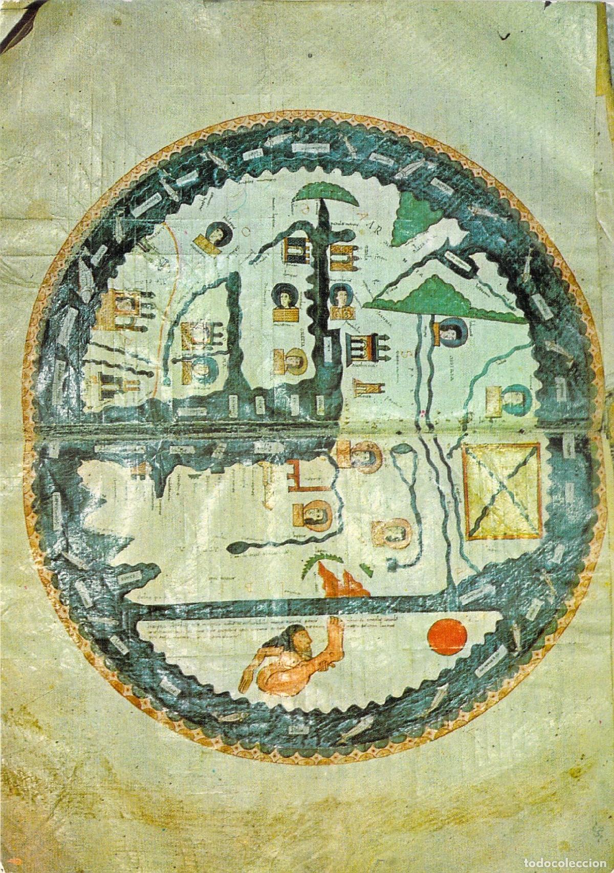 Postales: Postal Catedral de Burgo de Osma, C&oacute;dice Beato Mapa Mundi - Foto 1