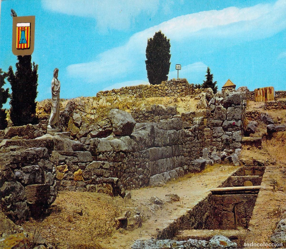 Postales: Postal Templo de Esculapio y Cisternas en Emp&uacute;ries, Girona - Foto 1