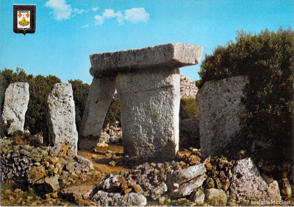Postales: Postal de la Taula de Talat&iacute; de Dalt en Menorca - Foto 1
